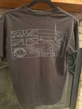 T&C Surf Short Sleeve Graphic Tee - Black 'The Aloha State'